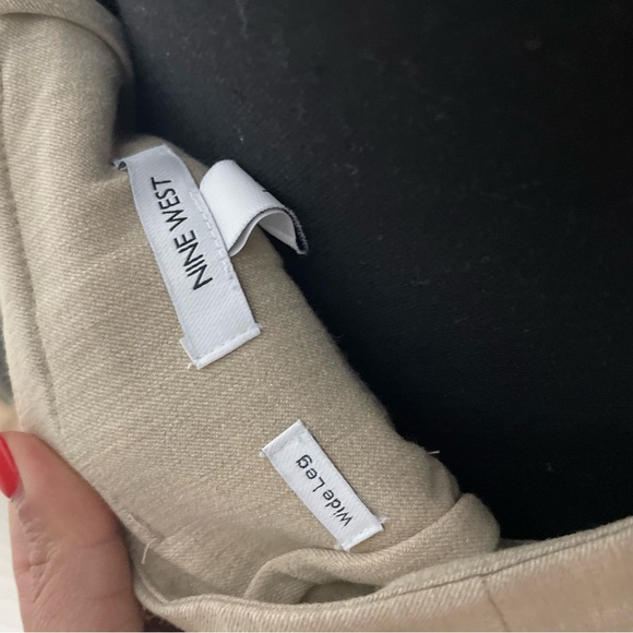 Nine West Tan Wide-Leg Pants - Picture 8 of 11